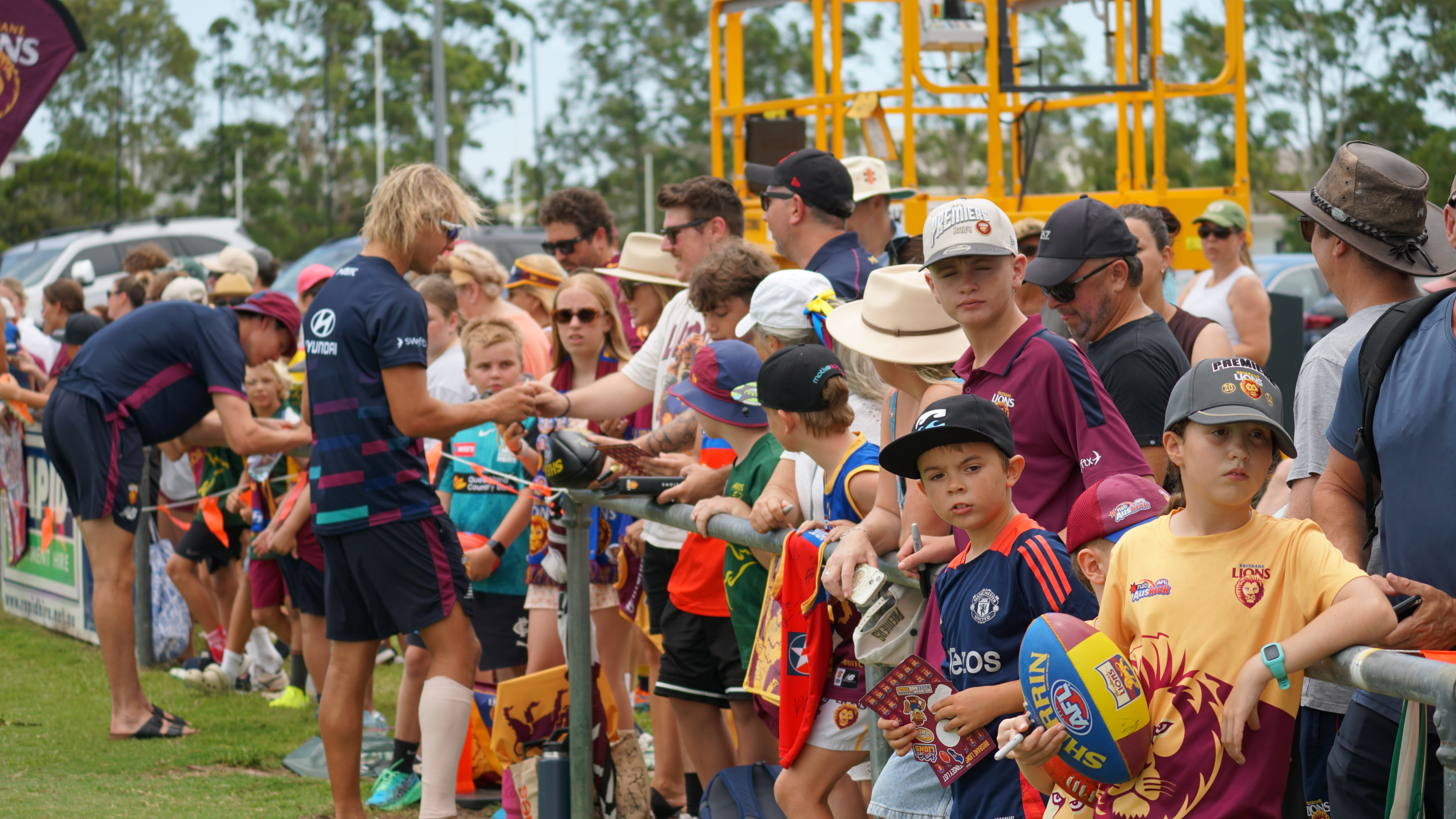 AFL players meet and greet with fans