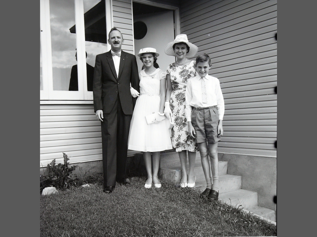 Bill Robinson and family in 1961.