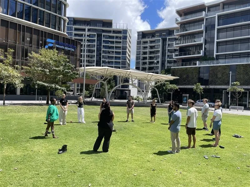 Welcome to Country and smoking ceremony led by Aunty Bridgette