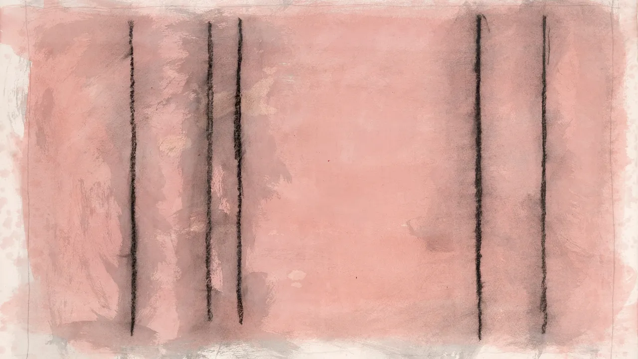 Artwork by David Rankin - Crossings - Pink, 2025