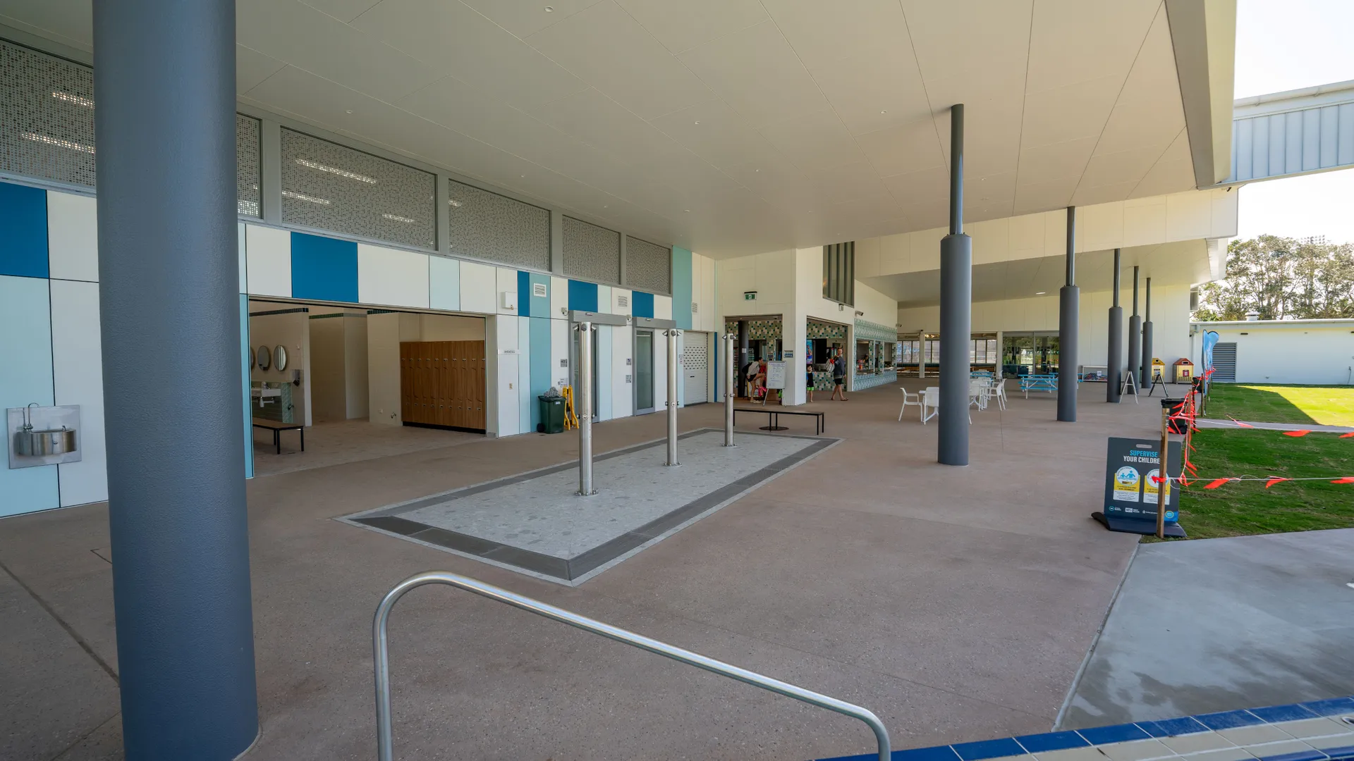 Kawana Aquatic Centre stage two redevelopment complete August 2025 - new outdoor showers