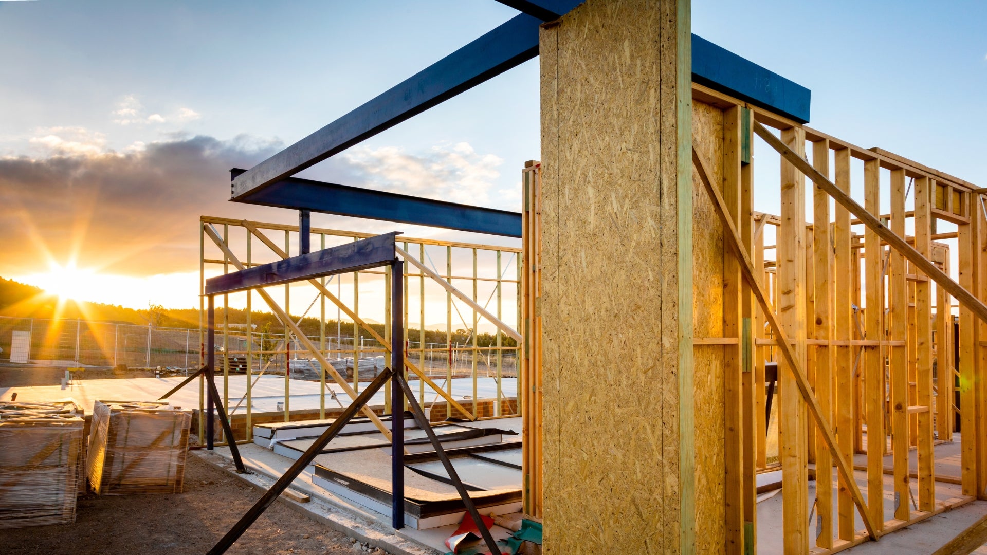 House under construction in Queensland.