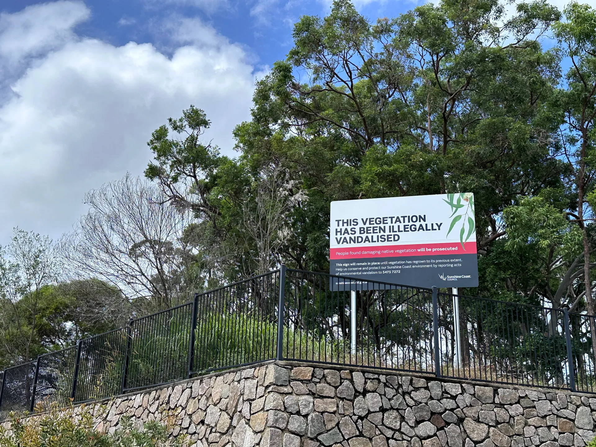 Council is taking a strong stance against vegetation damage.