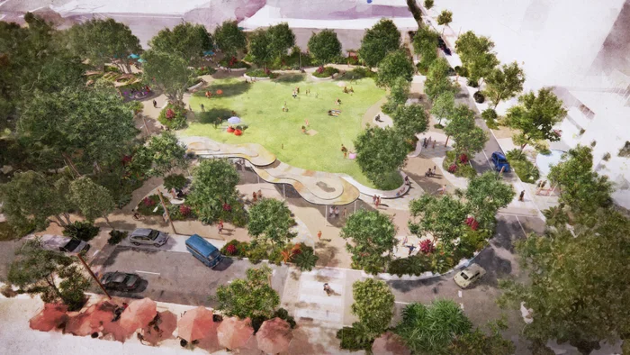Community and Creative Hub precinct area.
