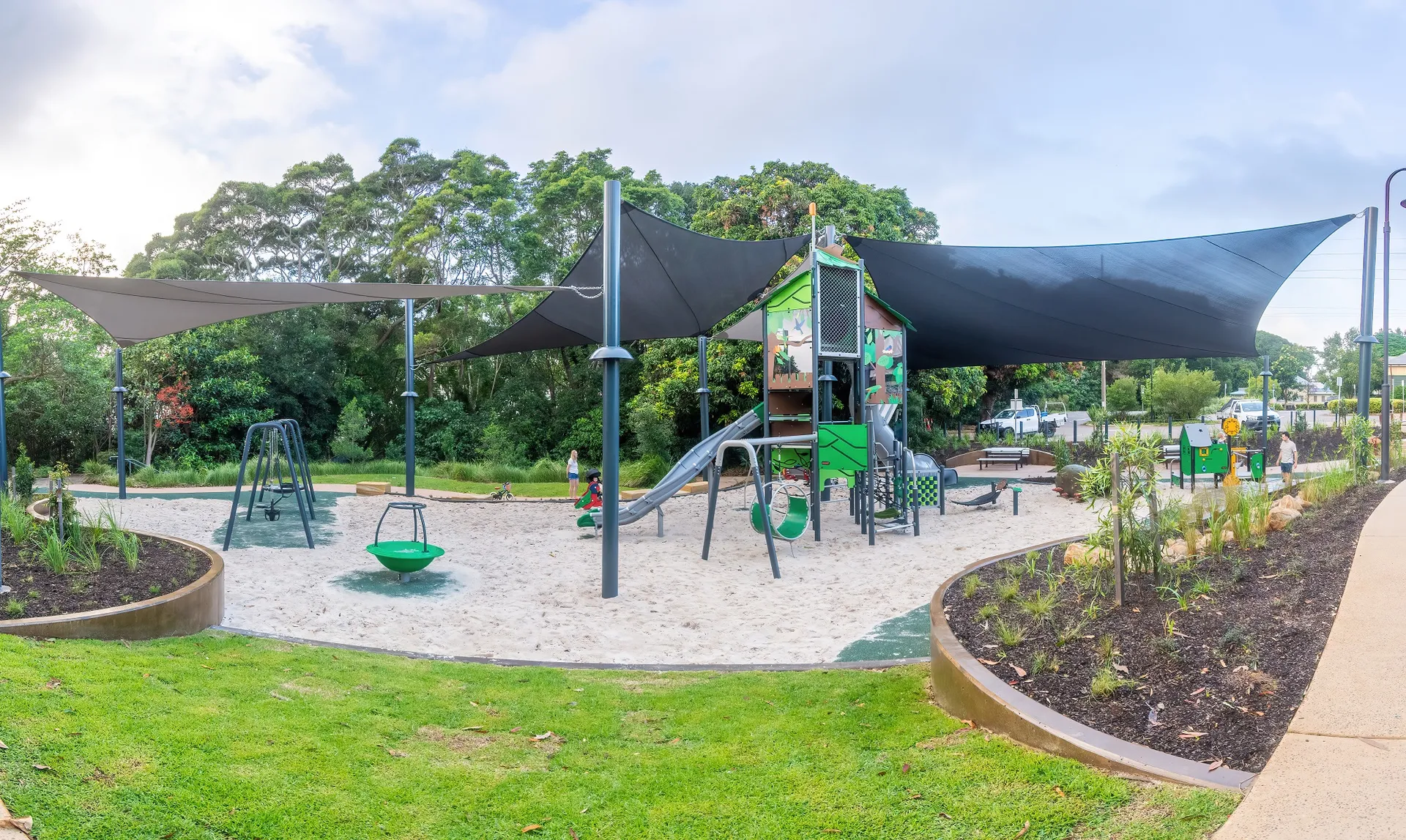 Buderim Village Park's new playground. 