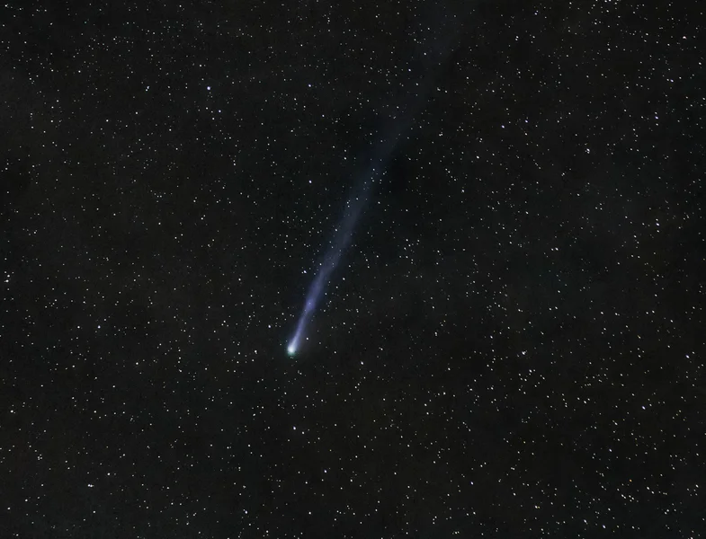 The Devil's Comet, shot as it passed the Northern Hemisphere from March this year.