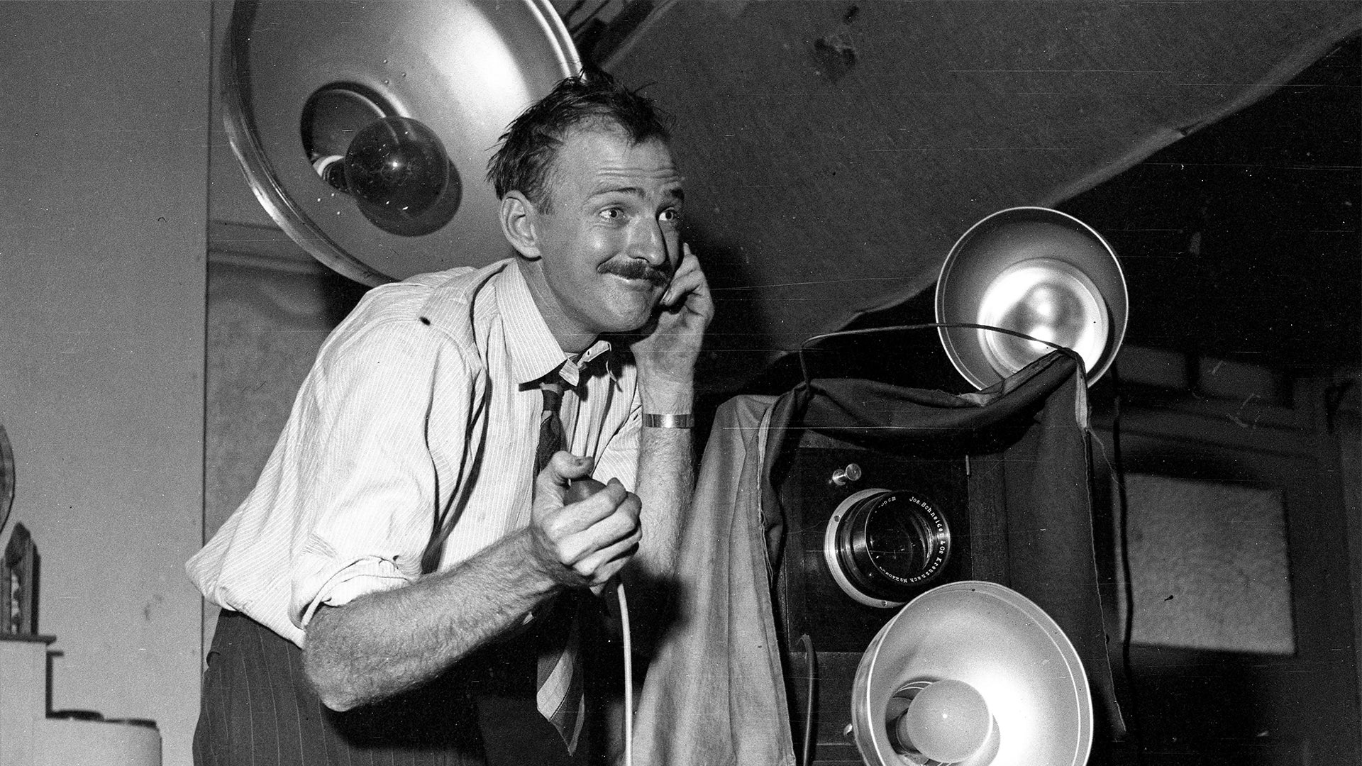 Bill Robinson in the studio