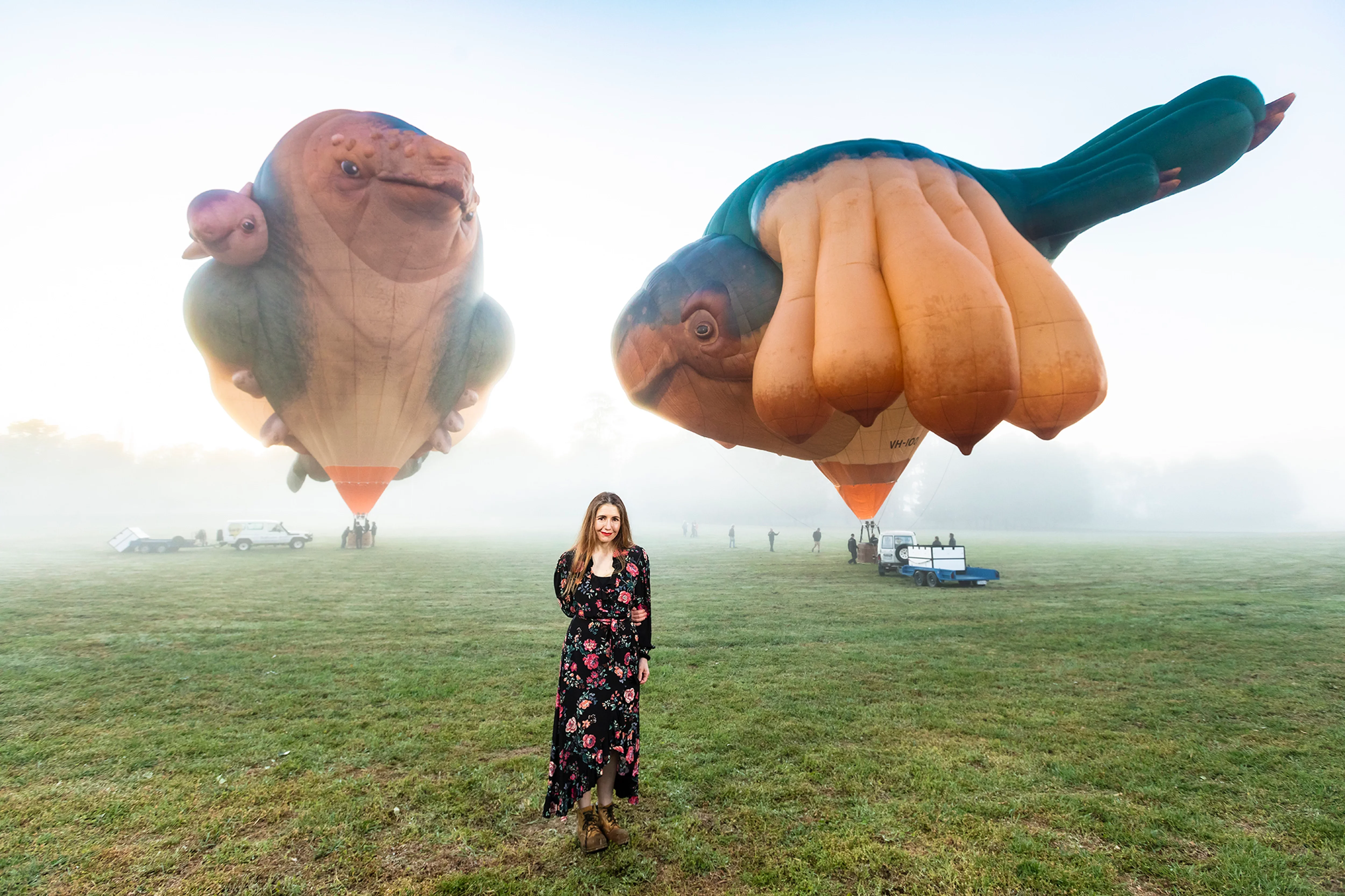 Patricia%20Piccinini%20with%20Skywhale%20and%20Skywhalepapa%20-%20print%20version.jpeg