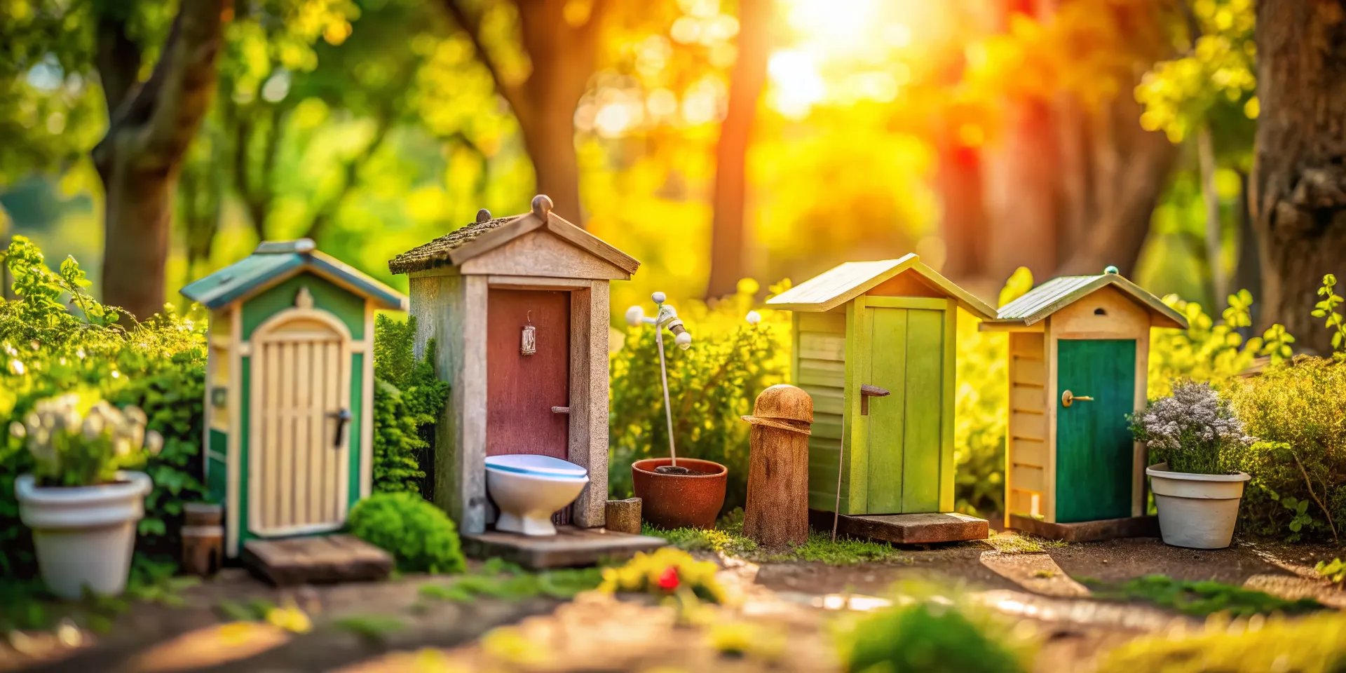 miniature toilets