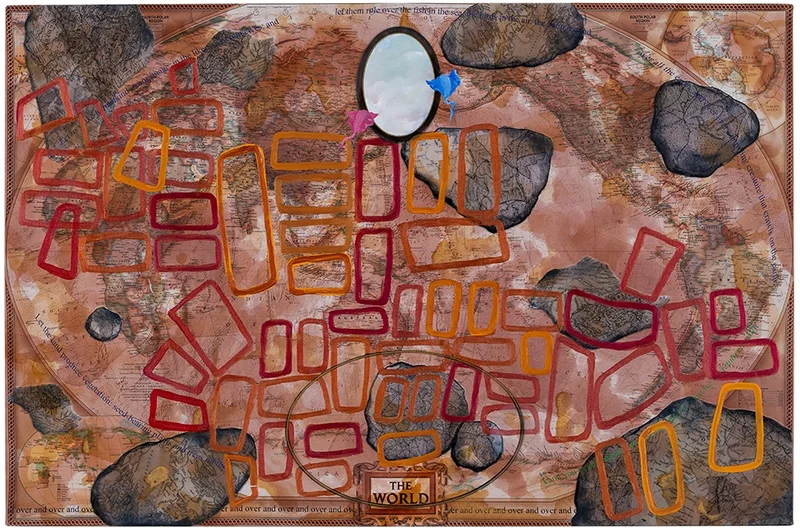 Walala Tjapaltjarri and Michael Eather