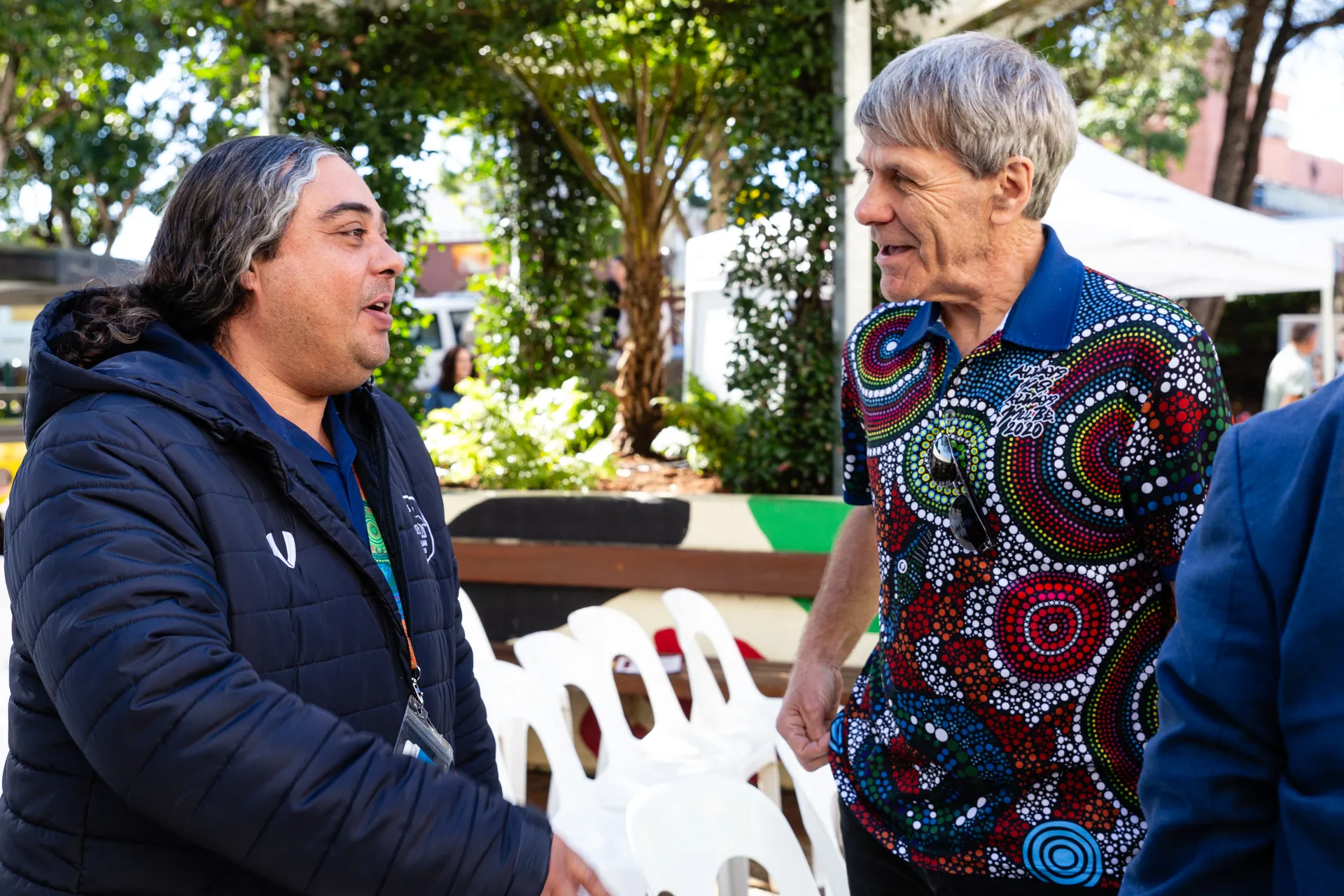 Community discussions at the event.