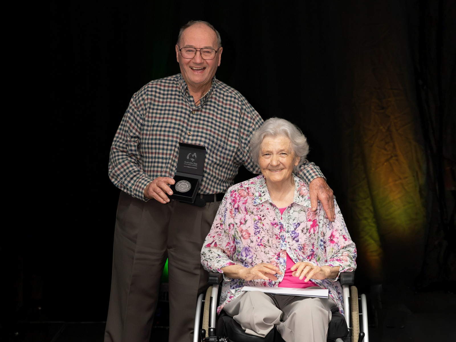 Phil and Di Wilson, Sunshine Coast Senior Citizens of the Year.