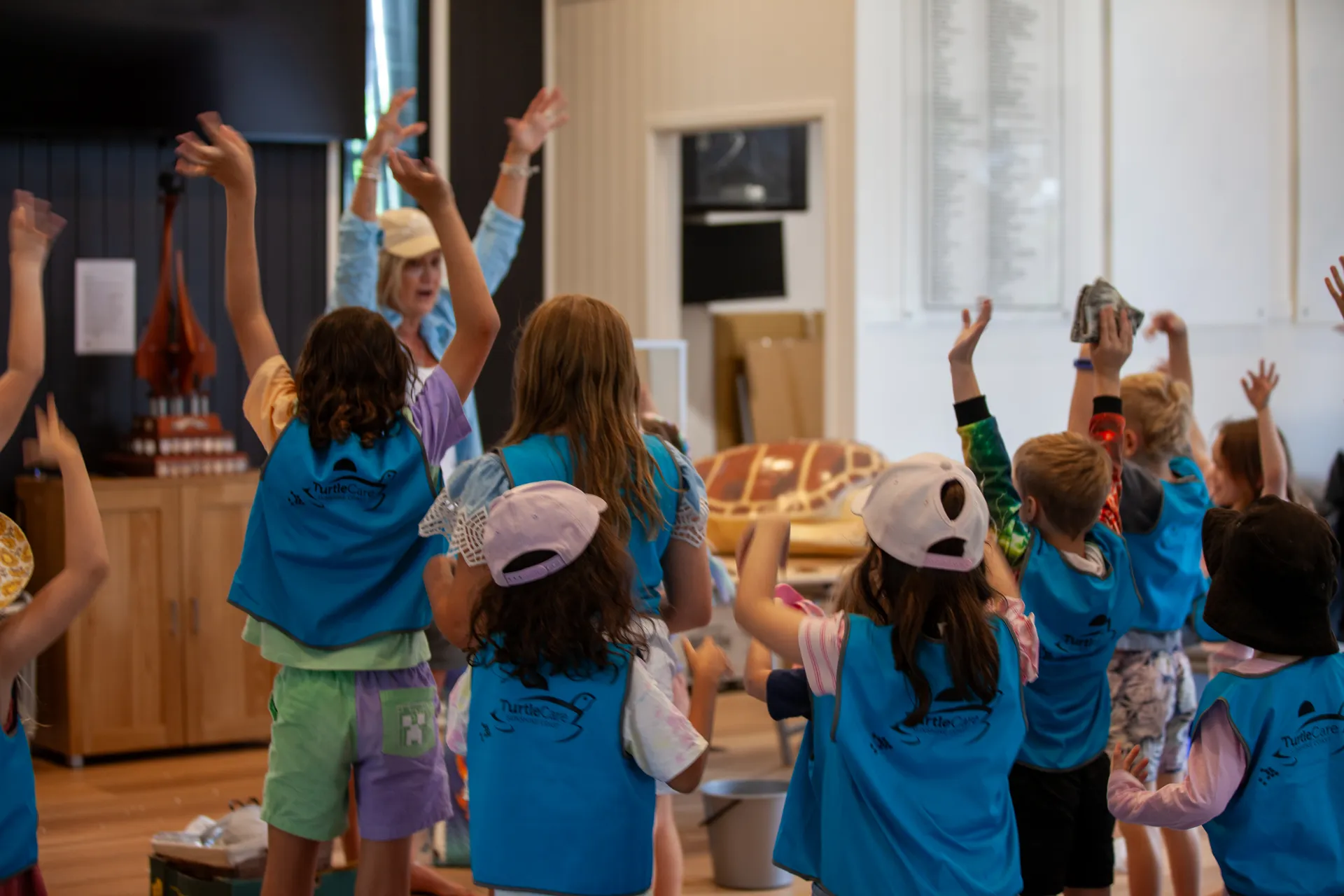 Children at TurtleCare workshop
