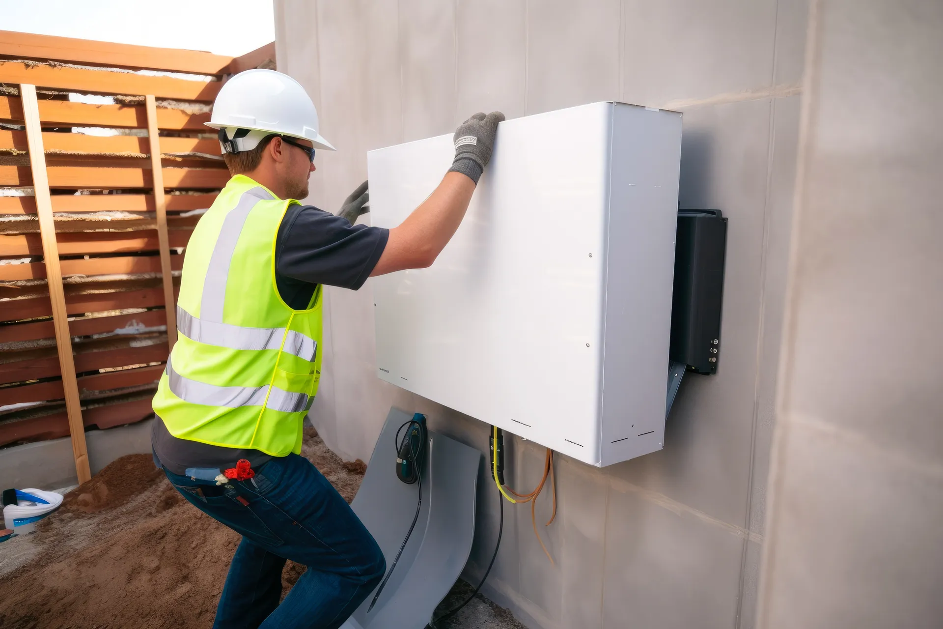 Home battery installation
