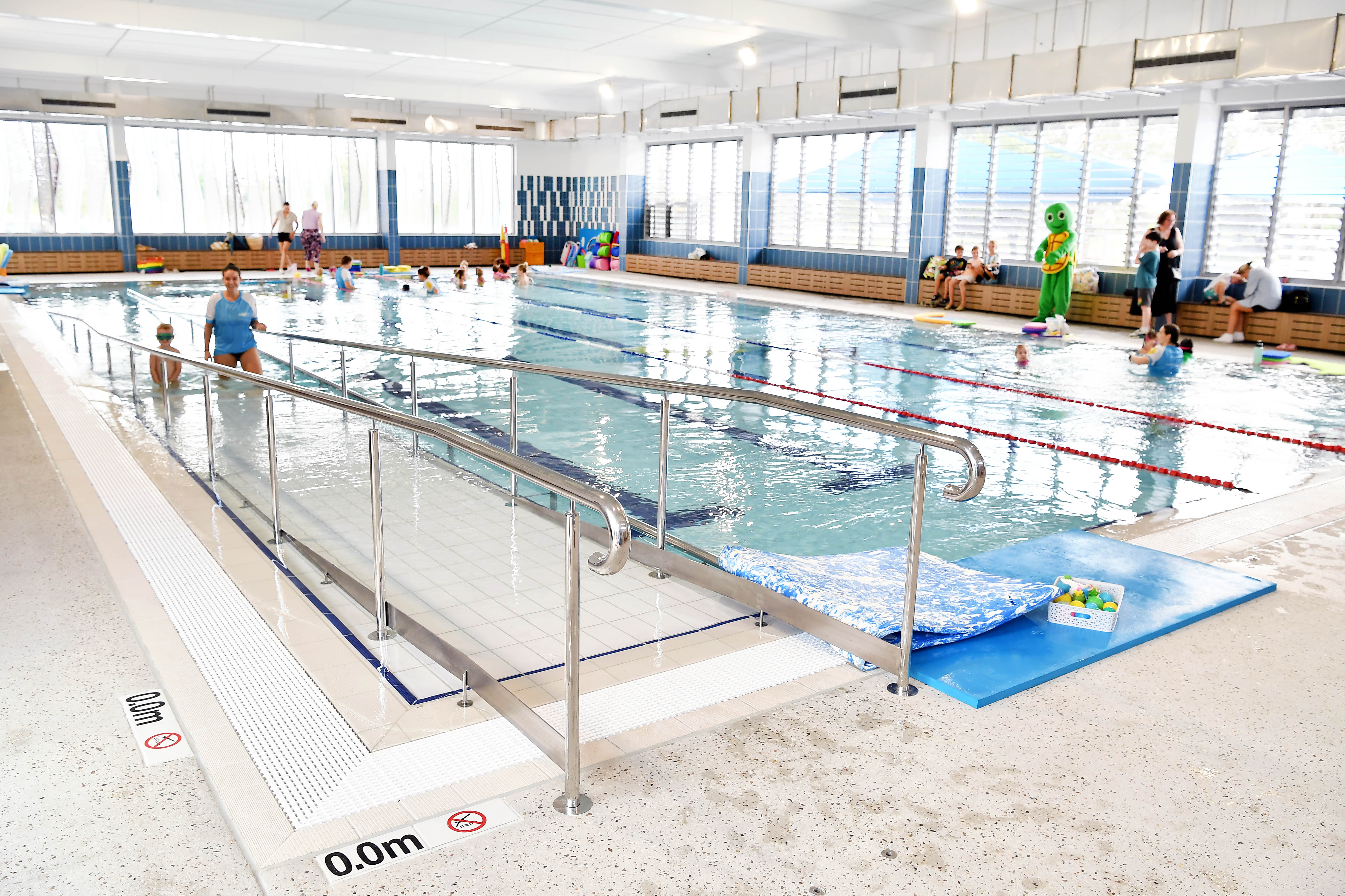 Kawana Aquatic pool with ramp feature