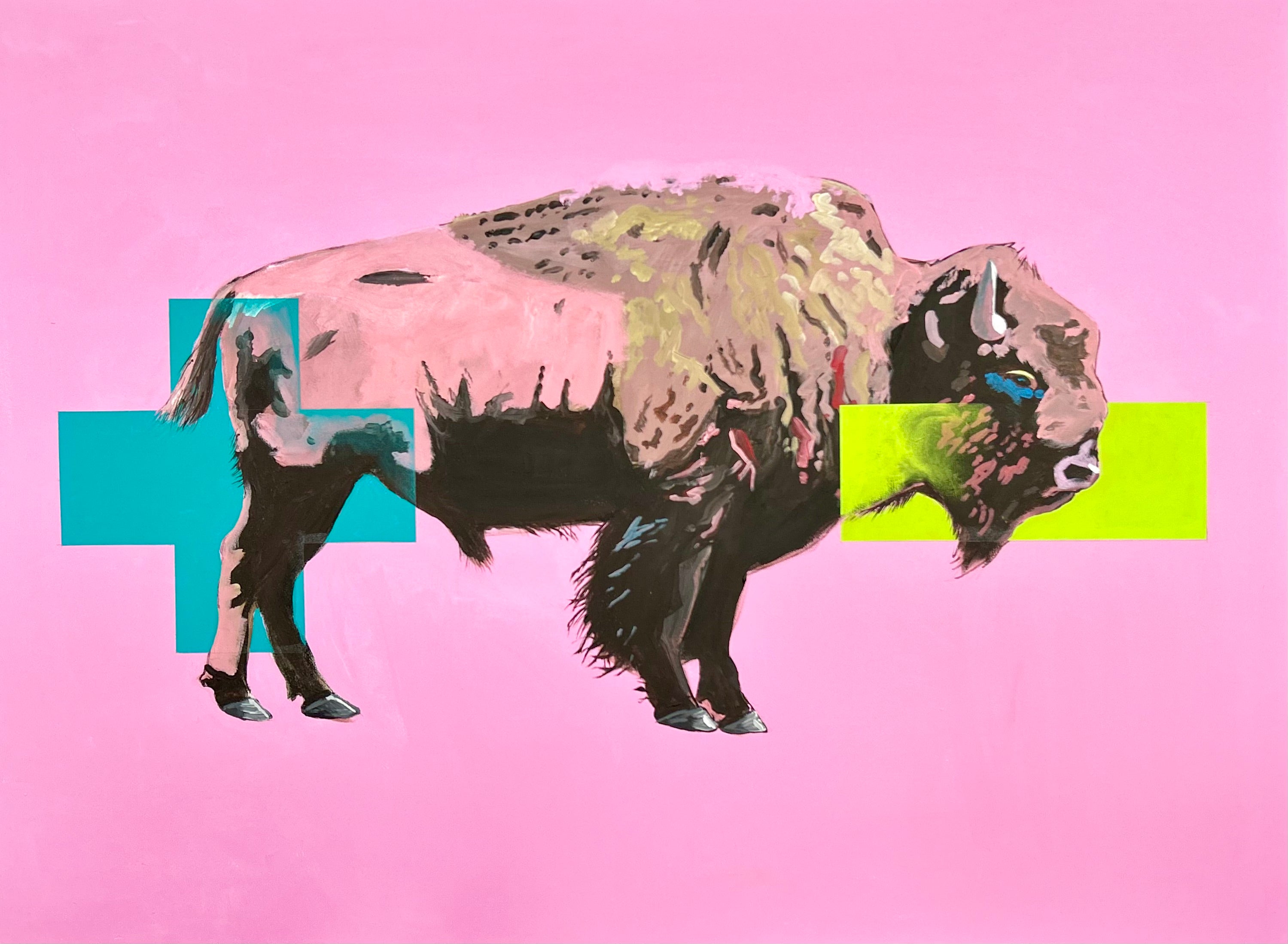 COLLIS_Mark_01_Once were warriors_2024_Acrylic on canvas_120x90cm