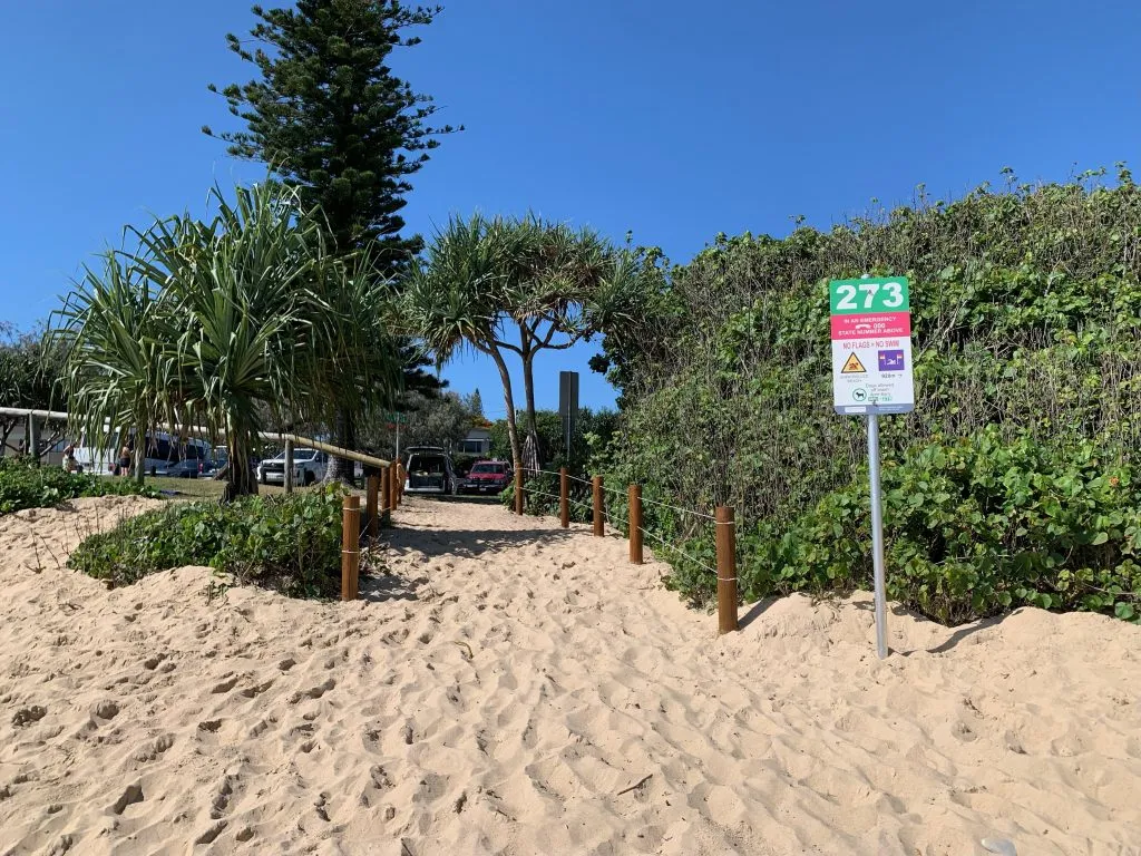 New temporary Moffat Beach access
