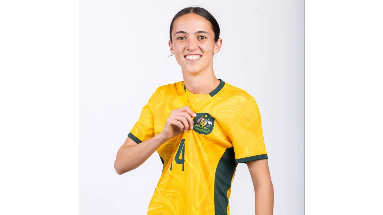 Alicia Woods as a member of the U20 Young Matildas in 2024