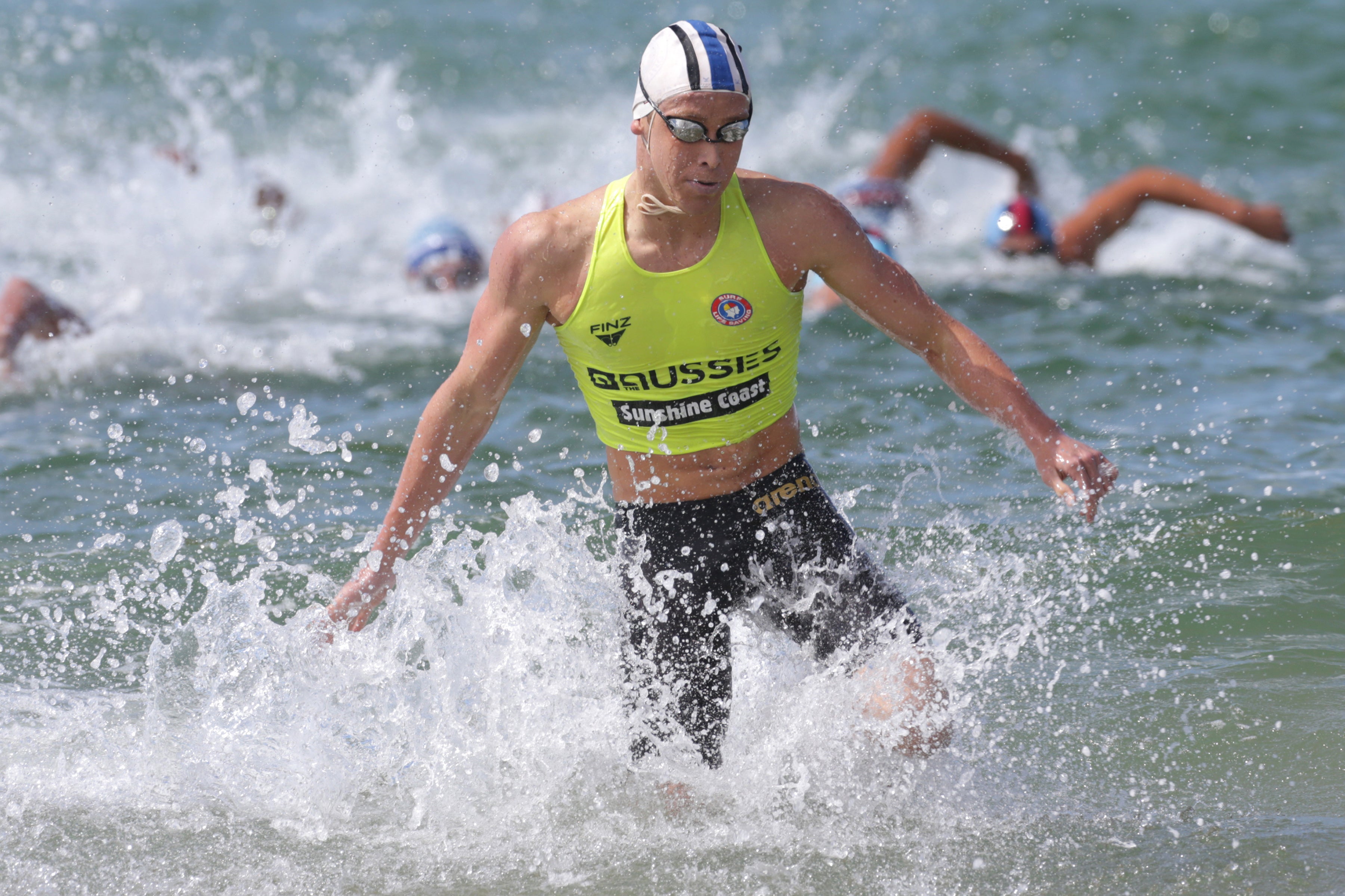 A competitor from Maroochydore at the 2021 Aussies