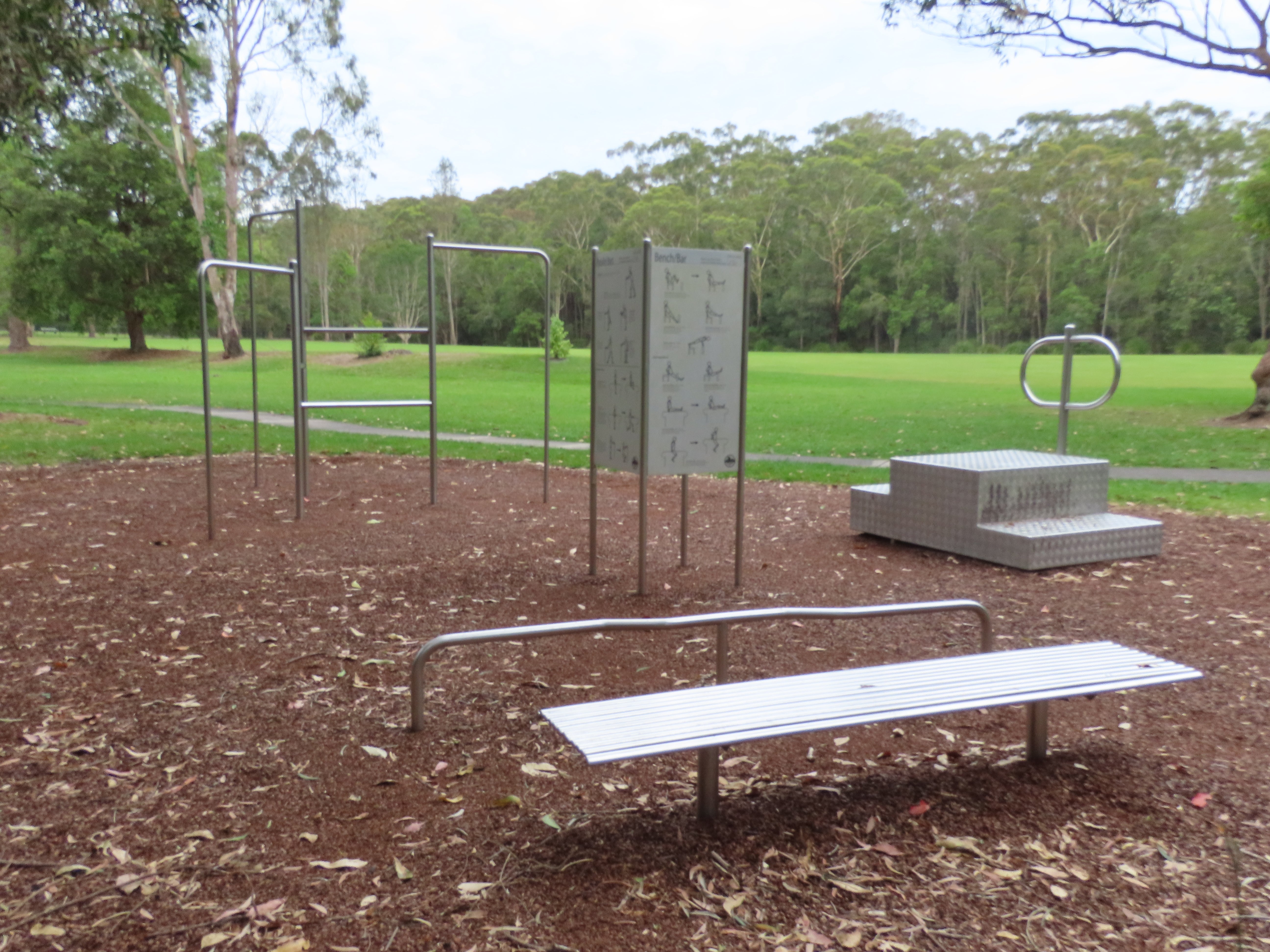 Exercise Park and Equipment at Little Mountain Common Park