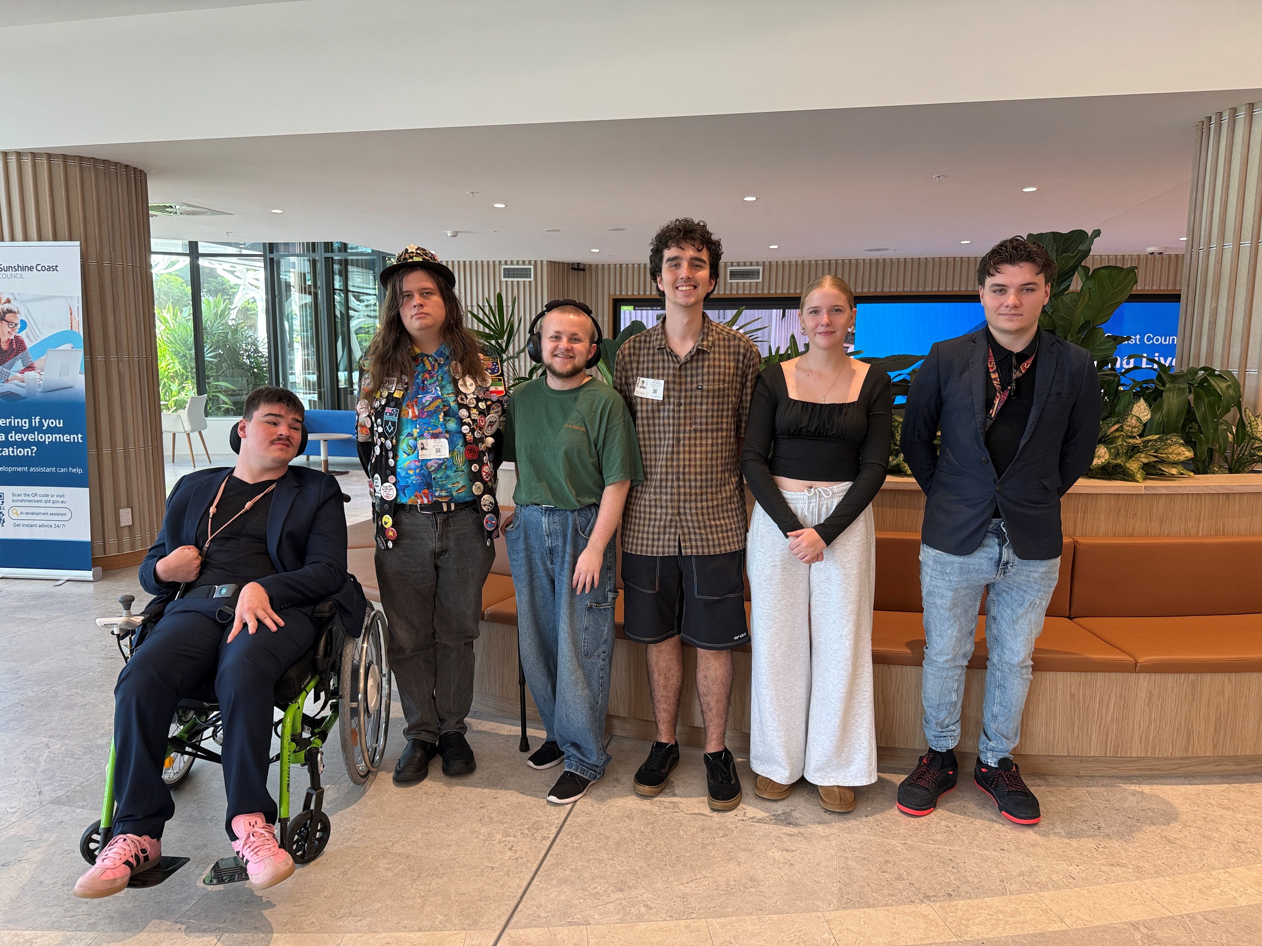 Young Leaders attending Council's Ordinary Meeting March 2026