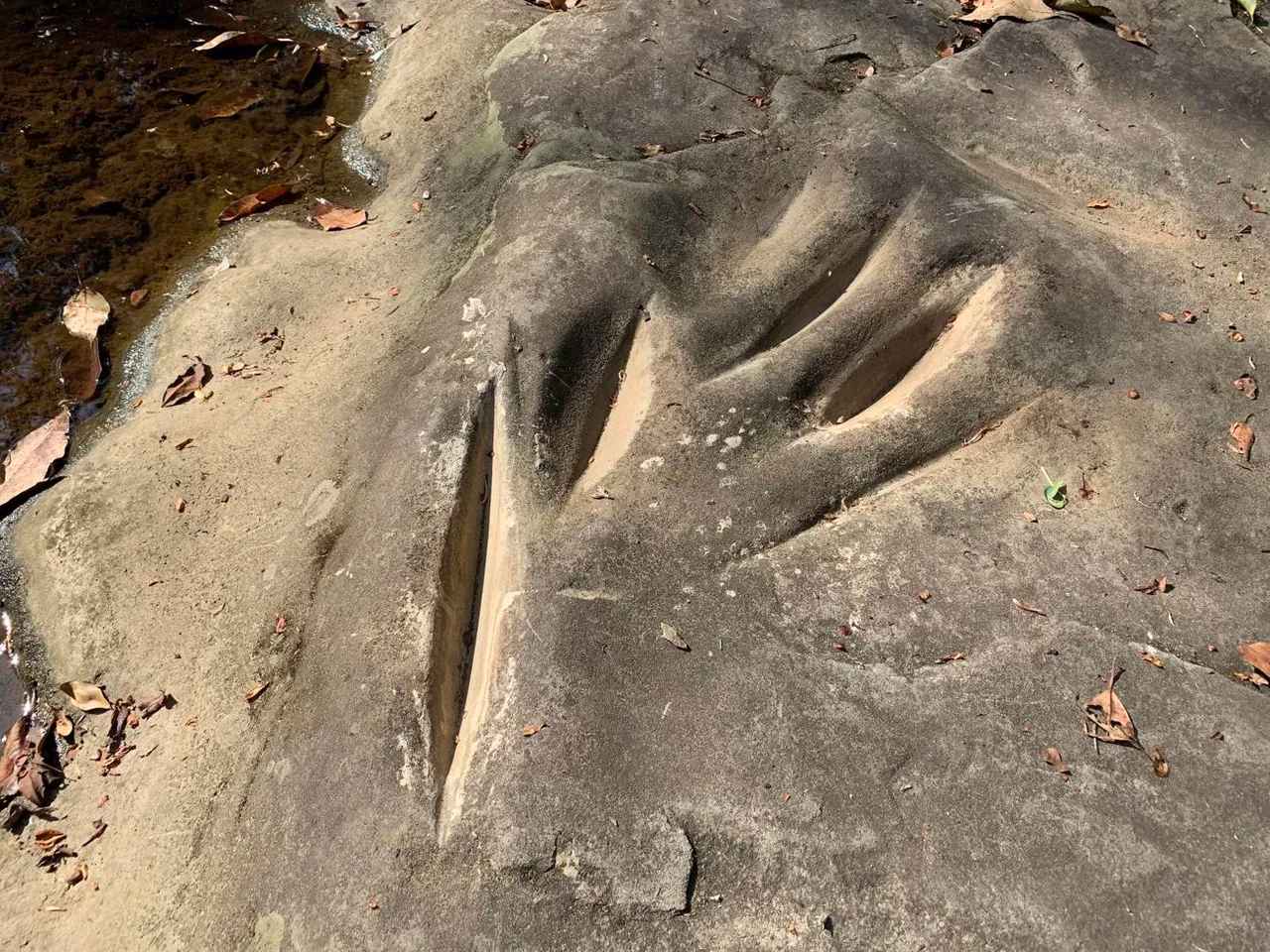 Little Rocky Creek - Axe grinding site