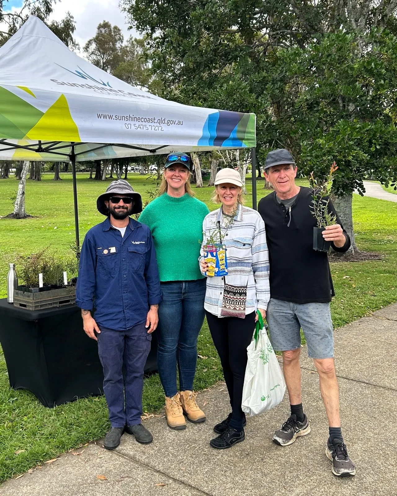 Councillor Suarez at Bli Bli tree planting event.