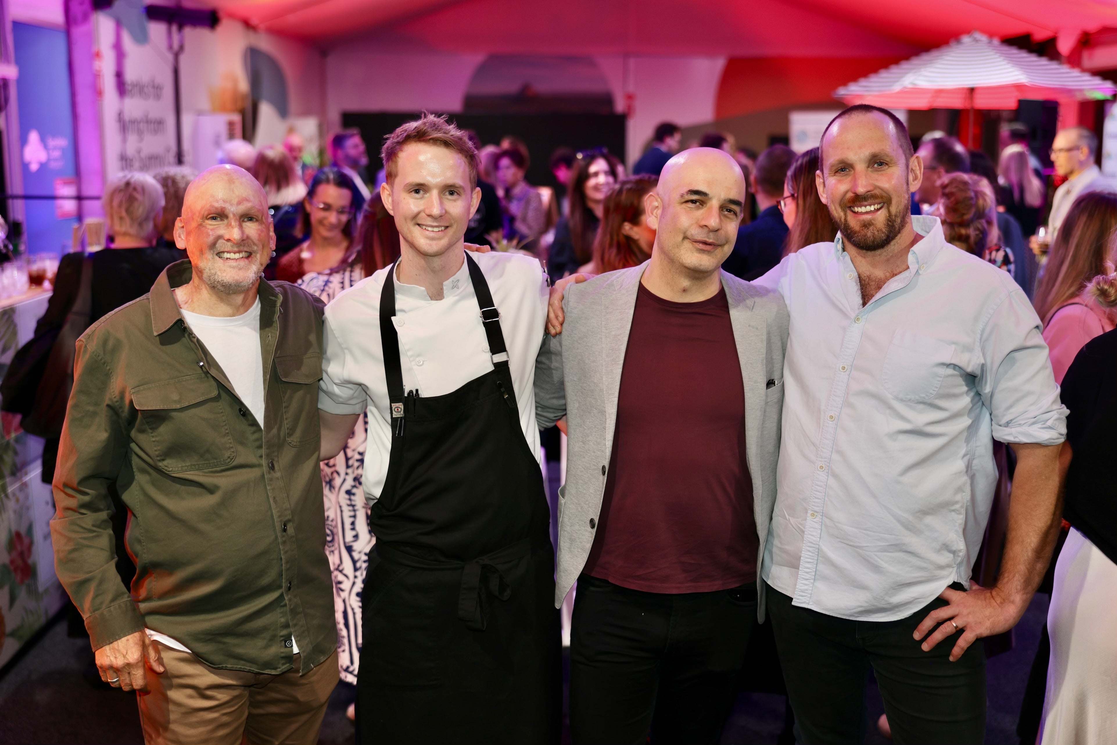 Chefs Matt Golinski, Tom Hitchcock, Adriano Zumbo, Paul West