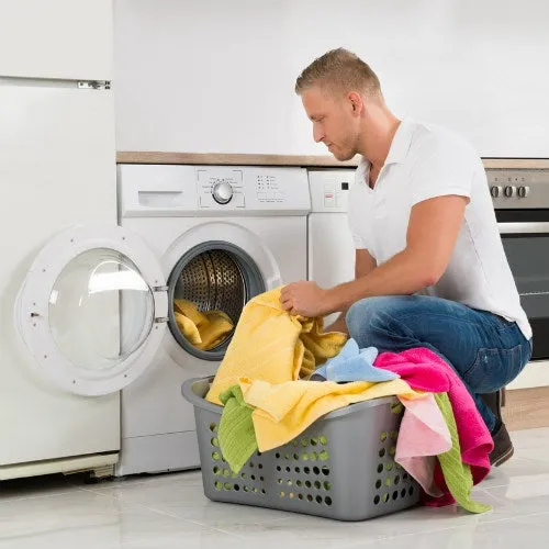 Man doing washing