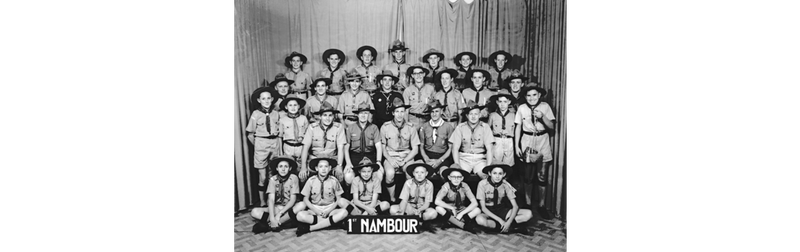 1st Nambour Scout Troop, Nambour, Nov 1957_ Picture Sunshine Coast.png
