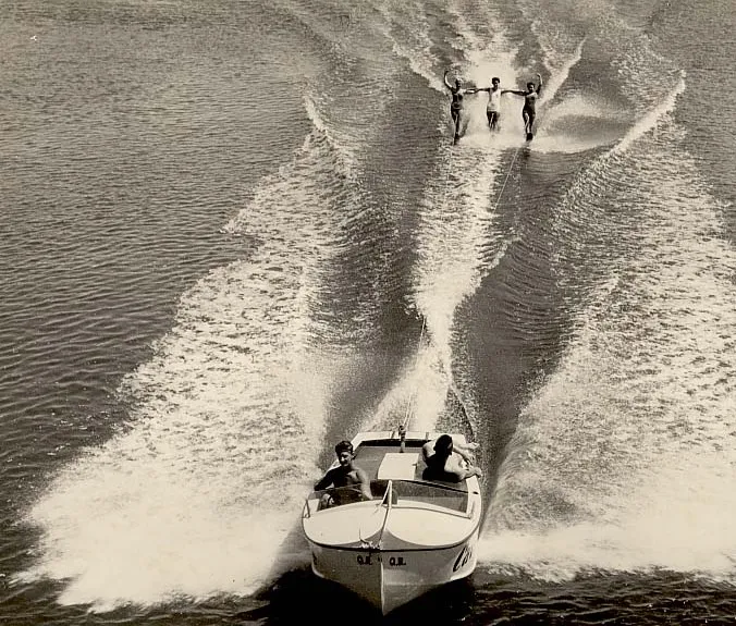 water skiing on Maroochy River