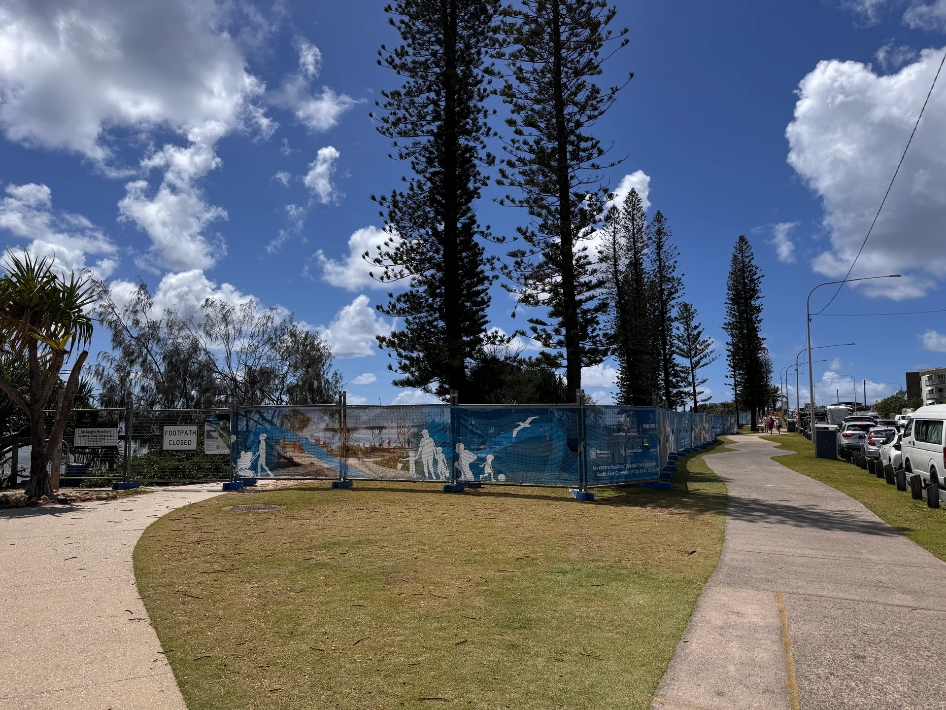 Construction of coastal pathway