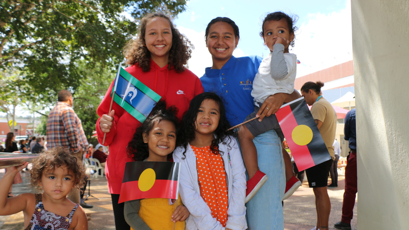 IMAGE-1-Families-celebrate-NAIDOC-Flag-Raising-in-2021.png