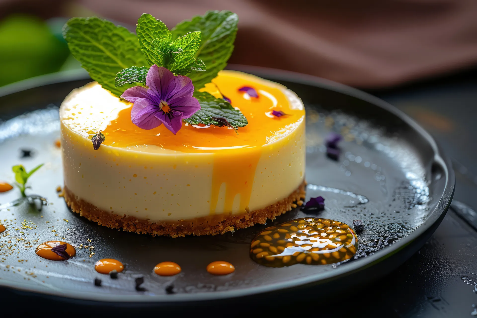 passionfruit cheesecake