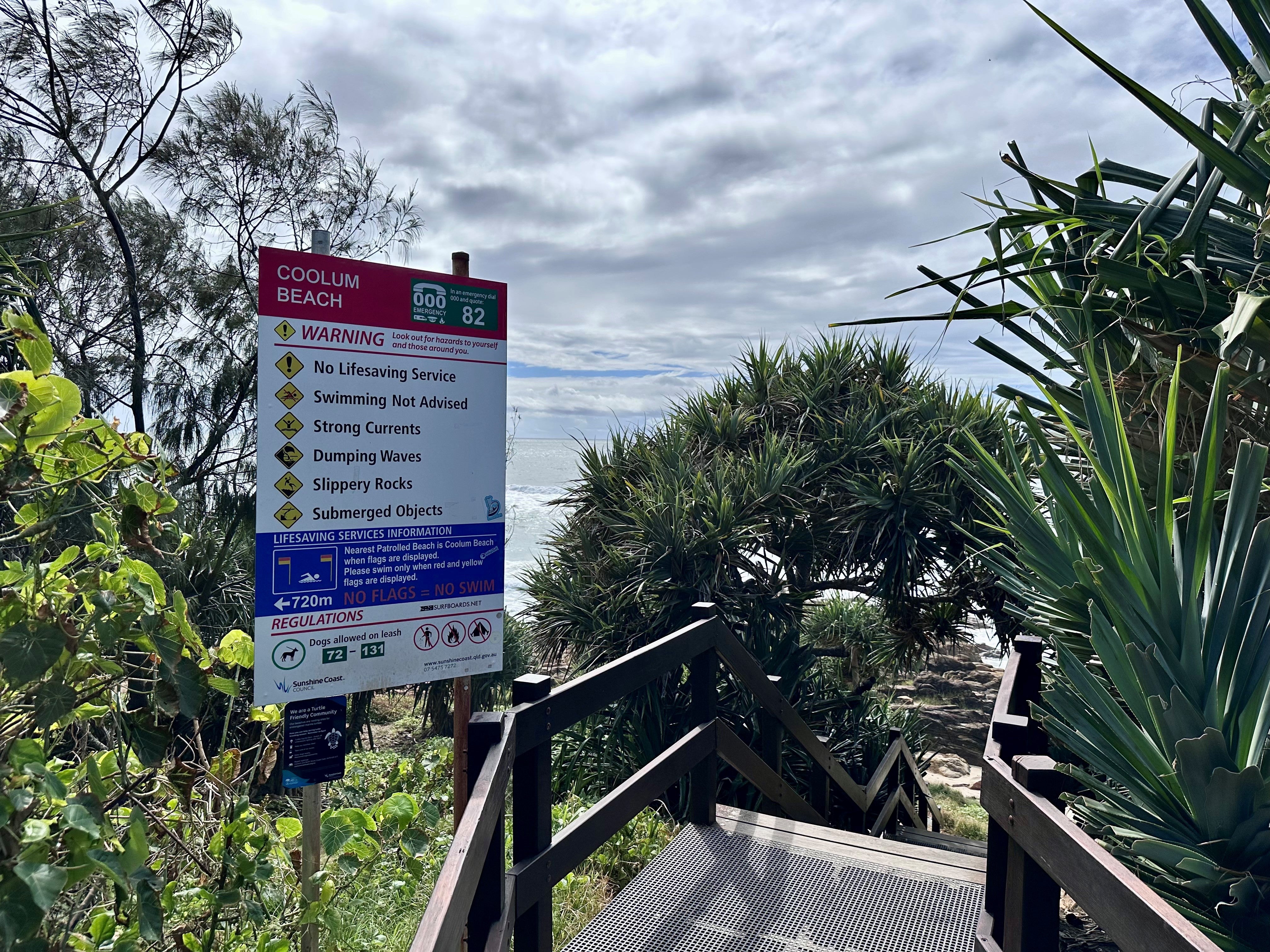 Herbicide testing has confirmed poisoning of trees at First Bay, Coolum, and a sign has now been put up as a warning.