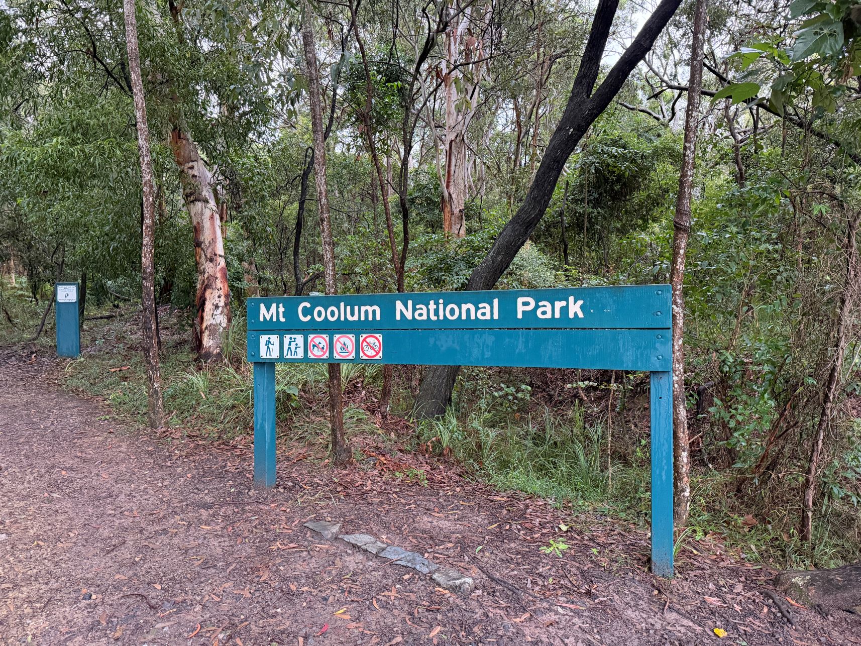 Mount Coolum National Park sign