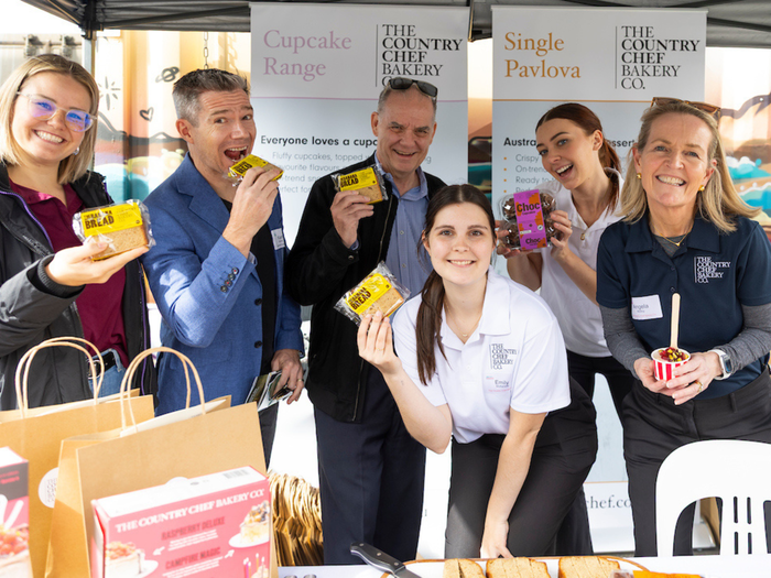 The Country Chef Bakery Co showcasing their products at Meet the Makers.