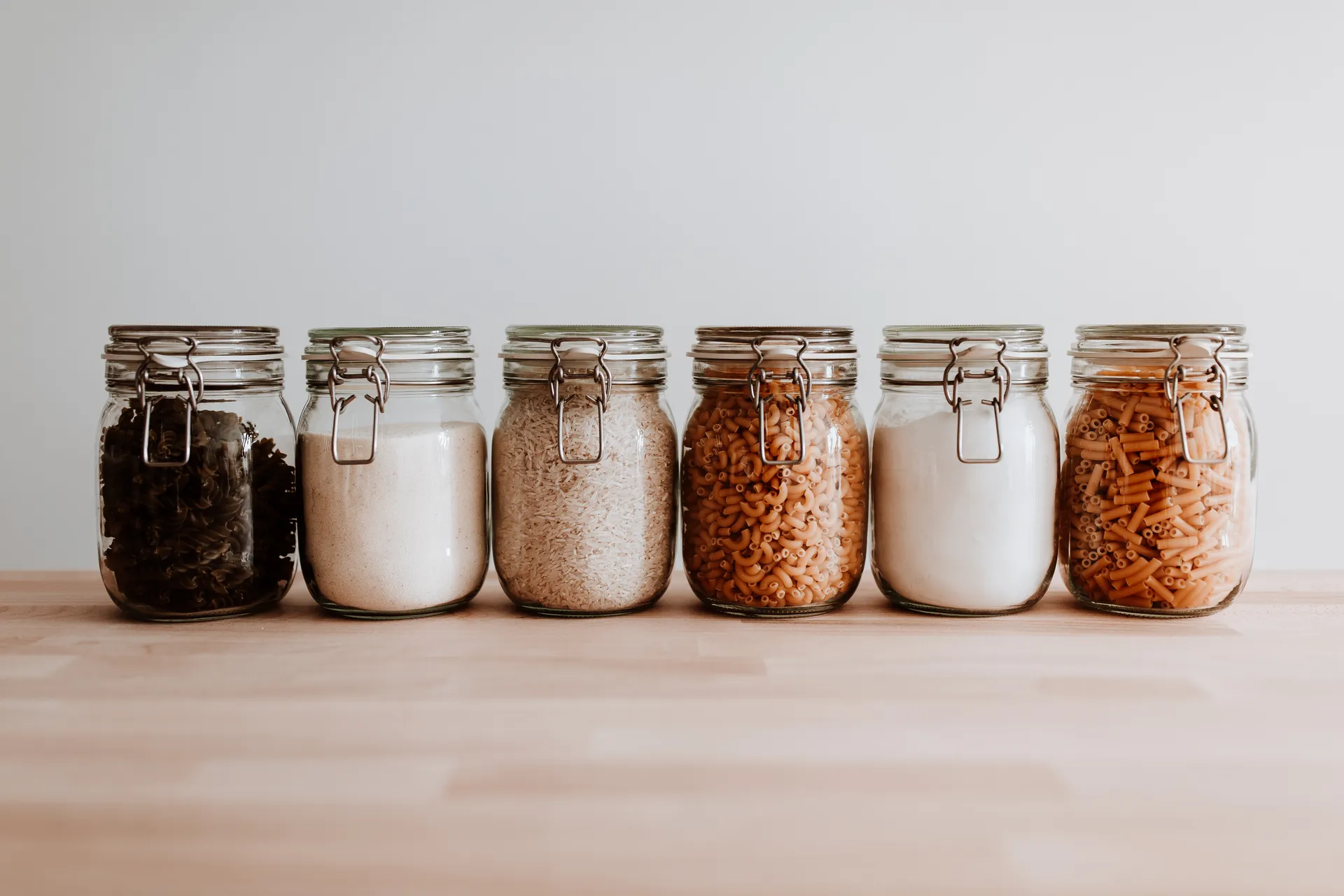 Glass jars