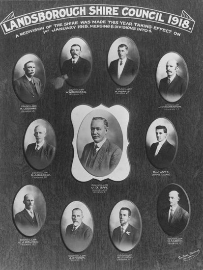Landsborough Shire Councillors 1918