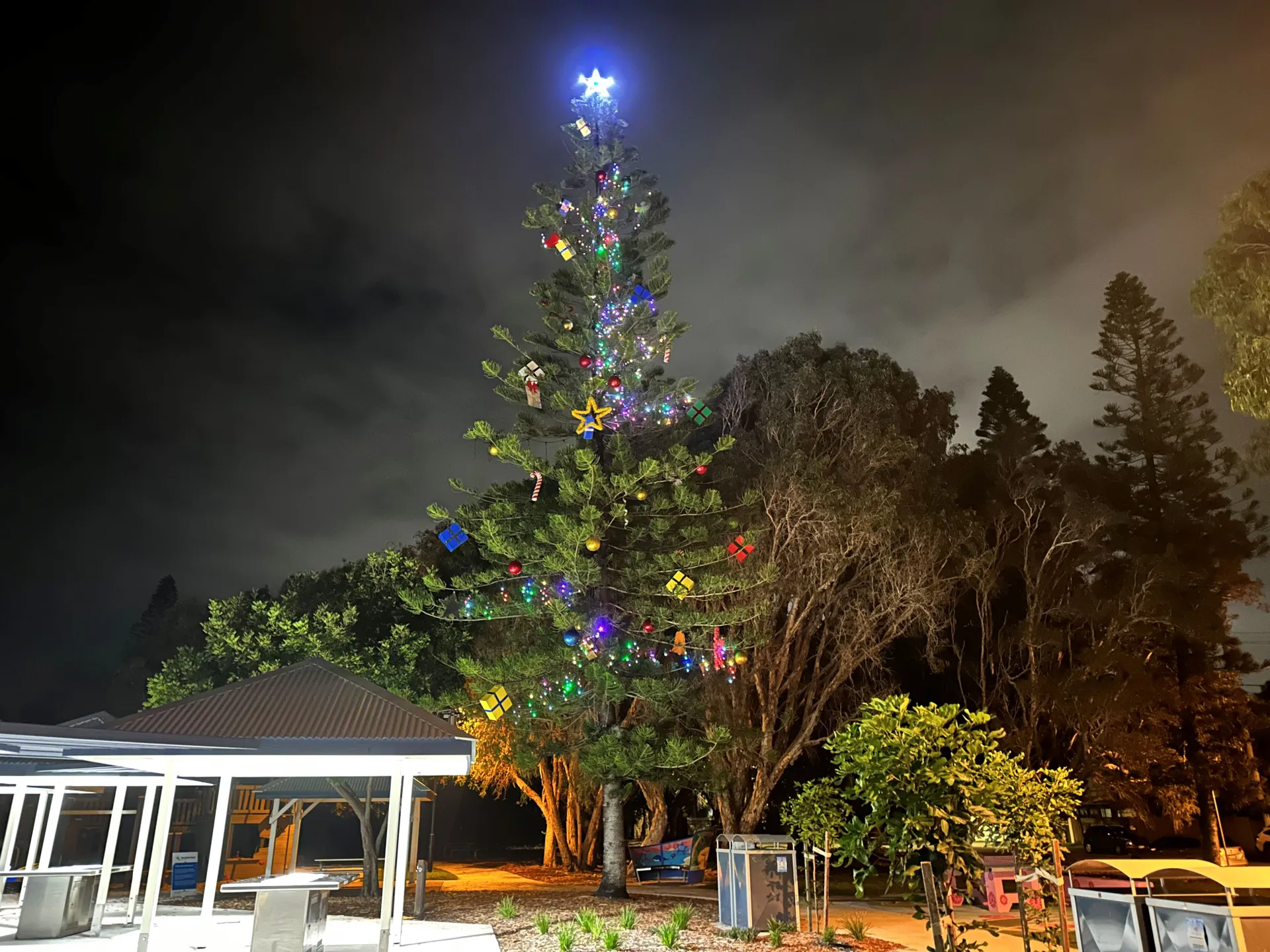 Mudjimba festive lights