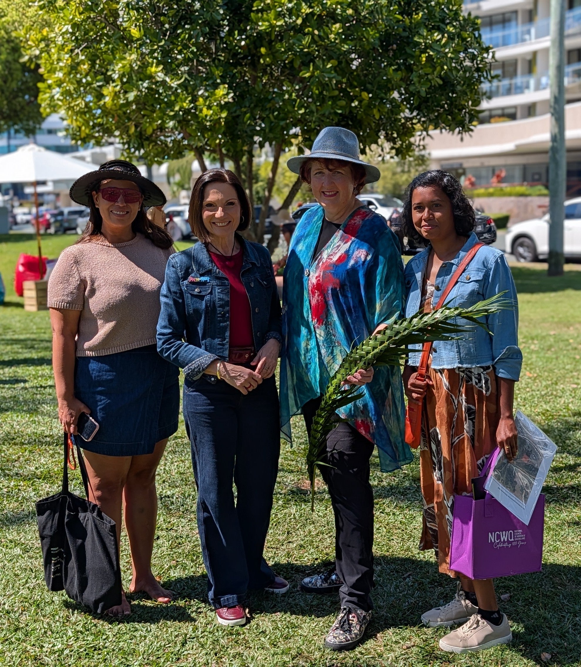 Sunshine Coast Mayor Rosanna Natoli and Queensland Minister for Multiculturalism, The Honourable Fiona Simpson MP came together with community members at Cotton Tree Park to celebrate Welcoming Week 2026.