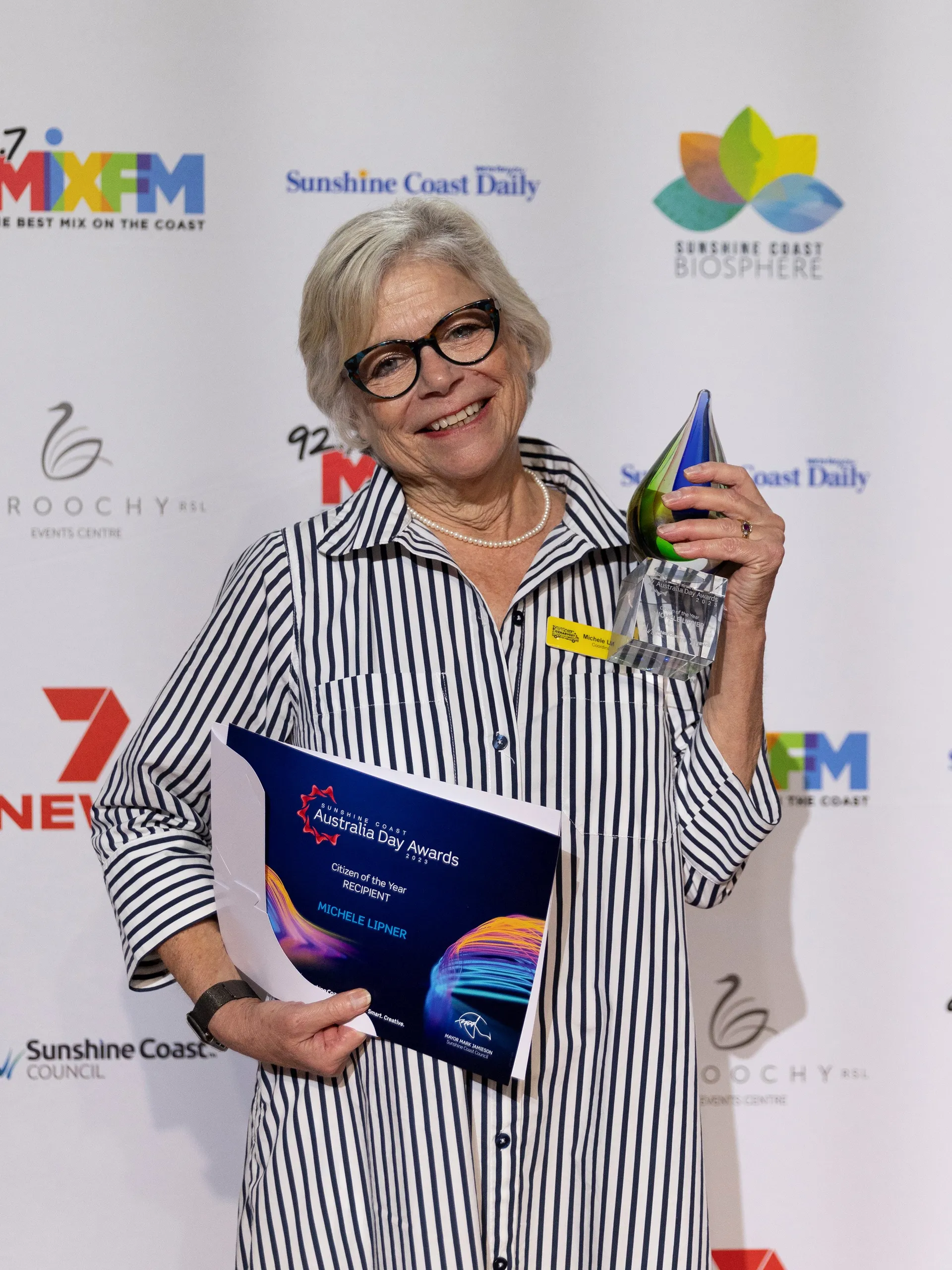Michele Lipner, 2023 Sunshine Coast Citizen of the Year