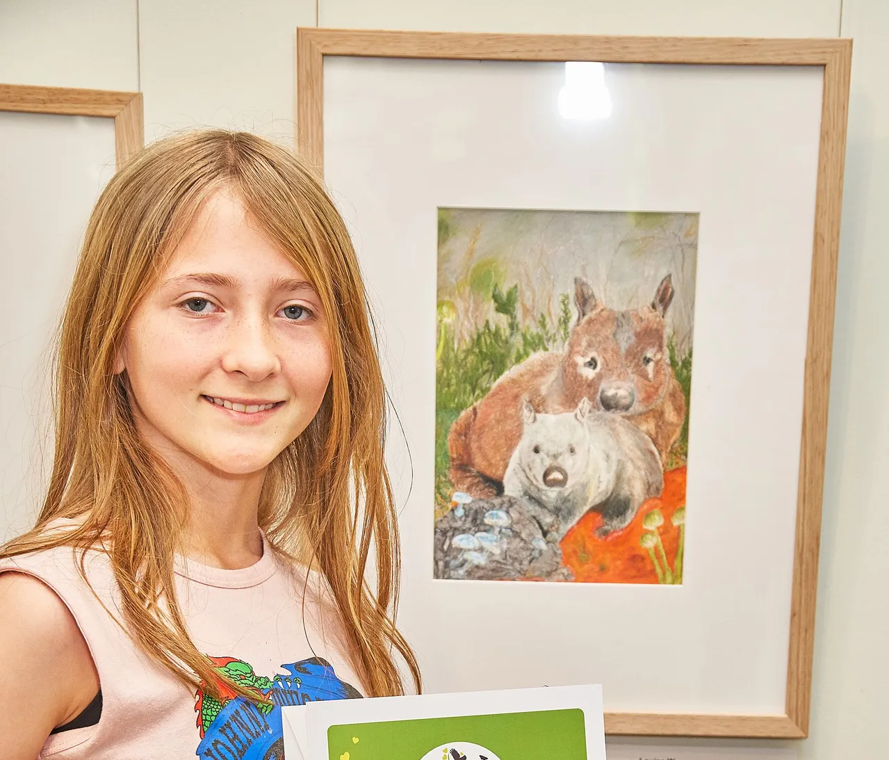 Under 13s Threatened Species “Bulldozers of the Bush” by Louise W. Image credit Greg Miller.