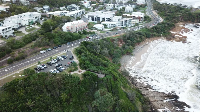 Aerial view of First Bay, Coolum