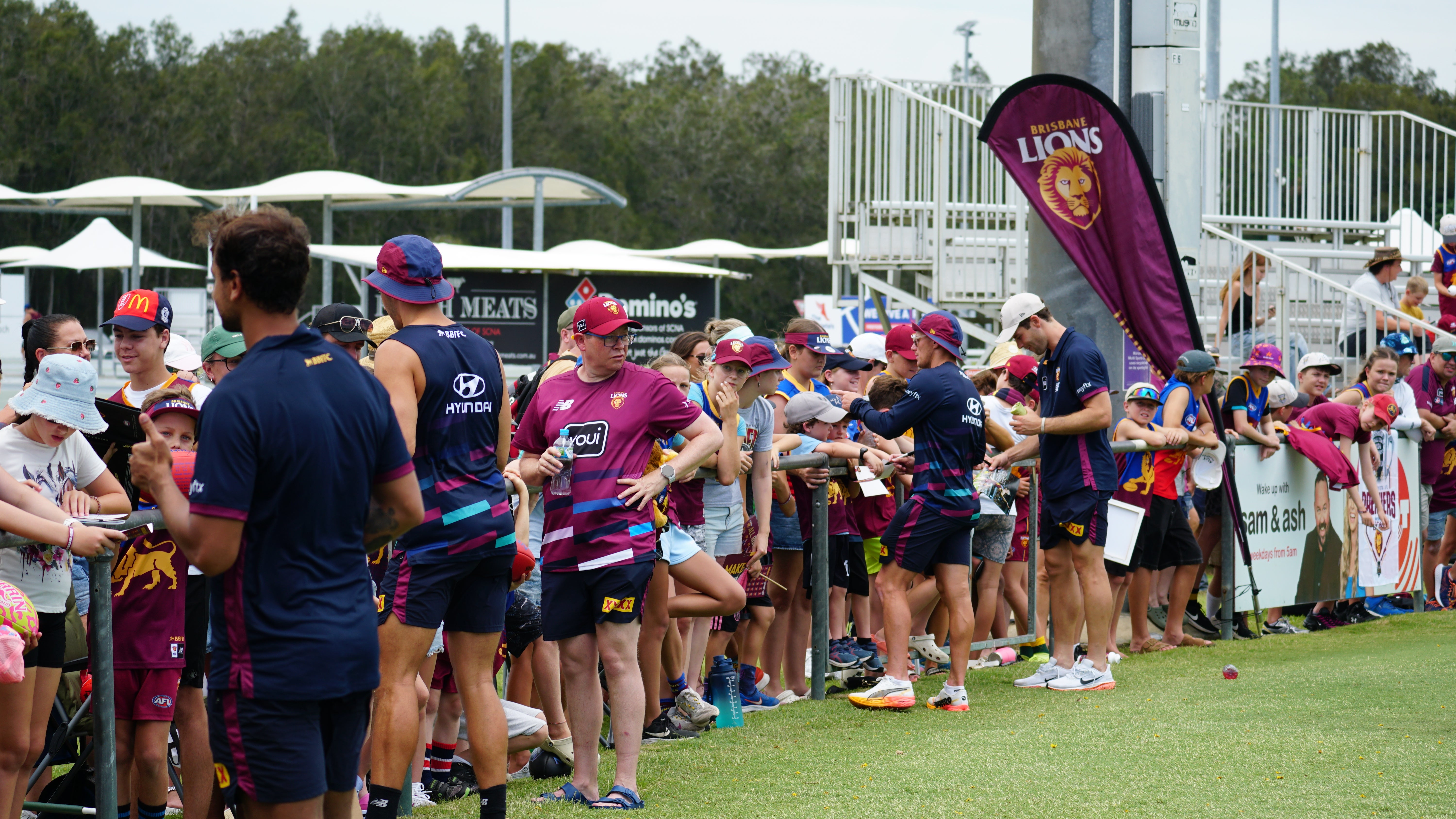 AFL players meet and greet with fans