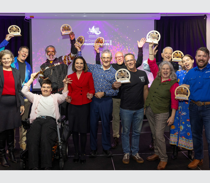 Recipients of the 2025 Sunshine Coast Biosphere Community Awards.