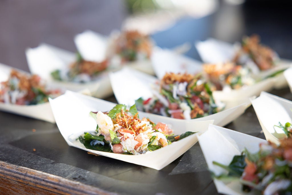 $5 bite size plates at Mooloolaba Seafood Market Day