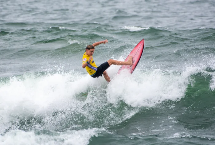 Surfer on a wave