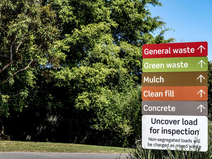 Photo of the entrance to a Sunshine Coast Council tip