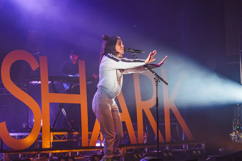 Amy Shark playing at Venue 114